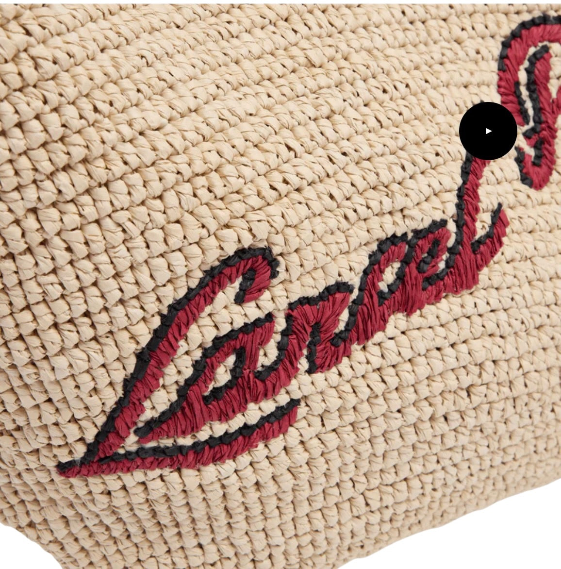 LANCEL - SUMMER MANIA - SAC CABAS L DOUBLE PORTE