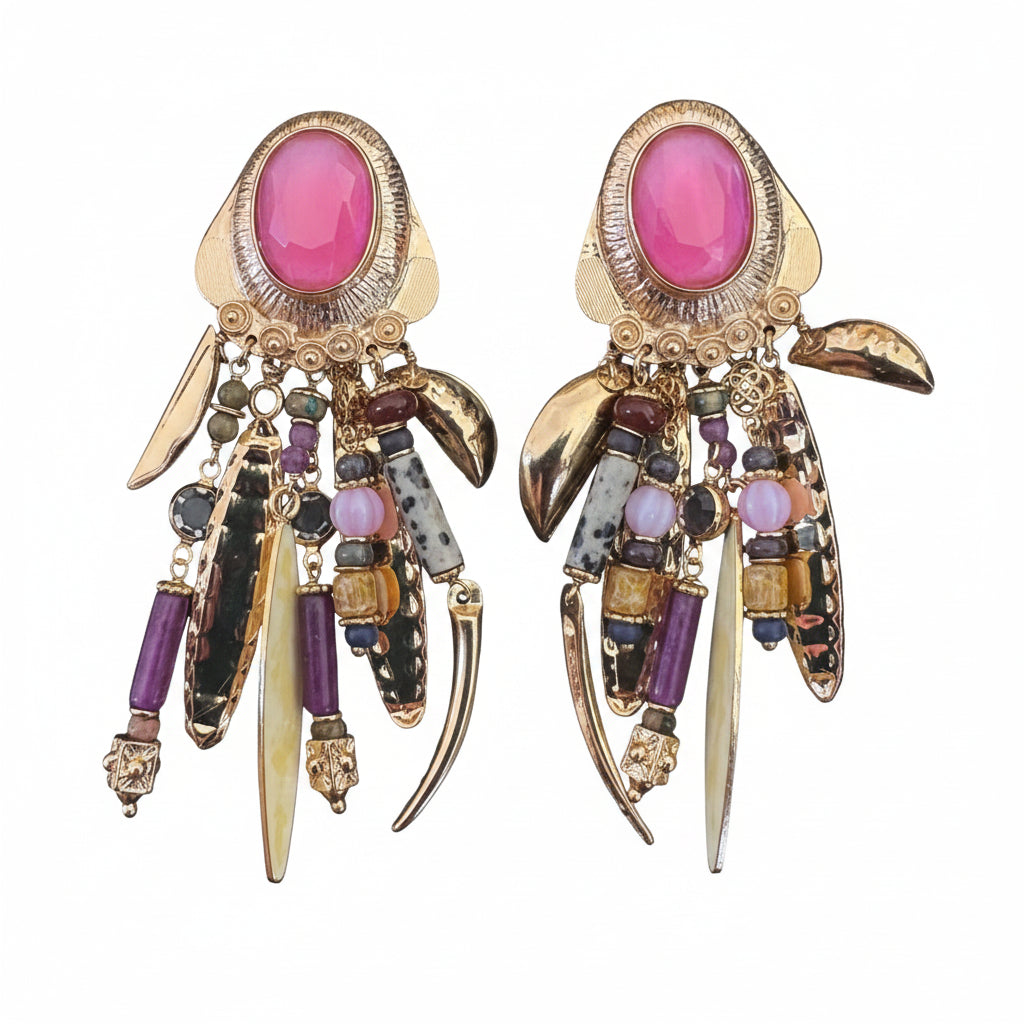 GAS BIJOUX - BOUCLES D'OREILLES BALANDRA CLIPS DORÉES