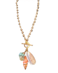 GAS BIJOUX - COLLIER ATIK CHARMS DORE - PIECE UNIQUE
