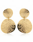 GAS BIJOUX - BOUCLES D'OREILLES DIVA DOUBLE DORÉES