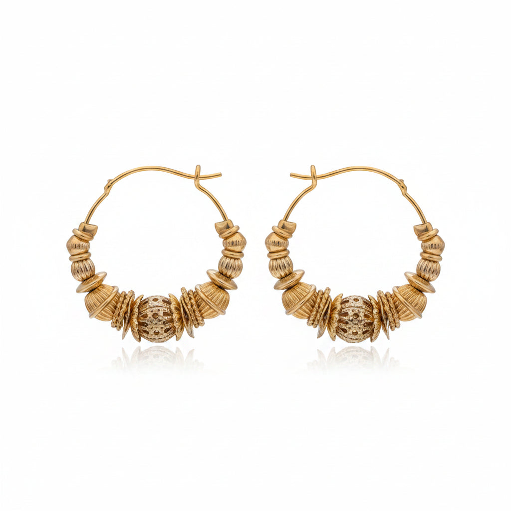 GAS BIJOUX - BOUCLES D'OREILLES ALOHA MINI DORÉES