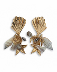 GAS BIJOUX - BOUCLES D'OREILLES SHELLITA DOREES