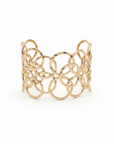 GAS BIJOUX - BRACELET MANCHETTE OLYMPIE DORÉ - AJUSTABLE
