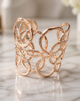GAS BIJOUX - BRACELET MANCHETTE OLYMPIE DORÉ - AJUSTABLE