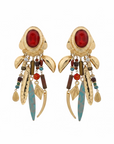 GAS BIJOUX - BOUCLES D'OREILLES BALANDRA CLIPS DORÉES