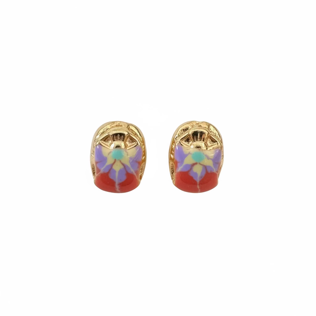 GAS BIJOUX - BOUCLES D'OREILLES PUCES SCARAMOUCHE - 6 MODELES