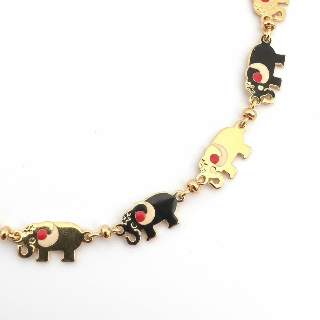GAS BIJOUX - COLLIER ELEFANTA DORÉ