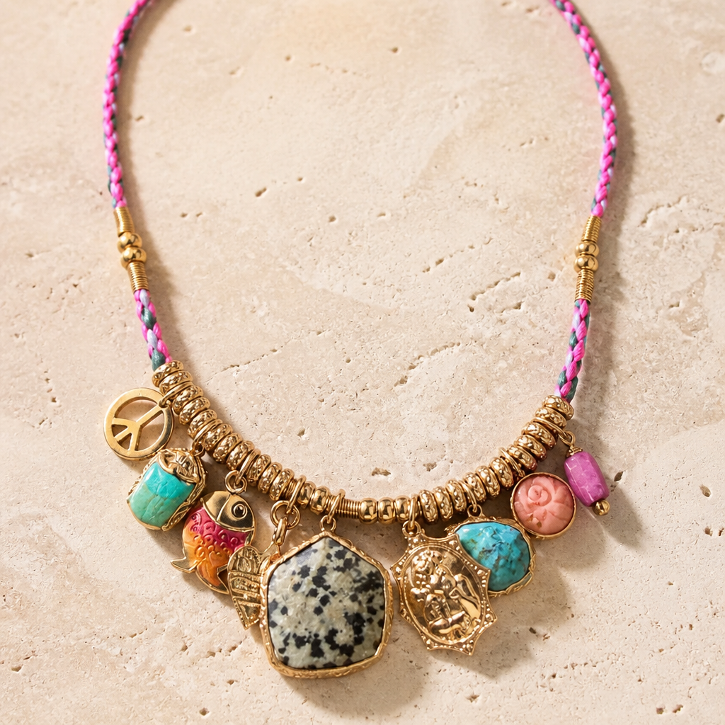 GAS BIJOUX - COLLIER BELLAGIO DORÉ