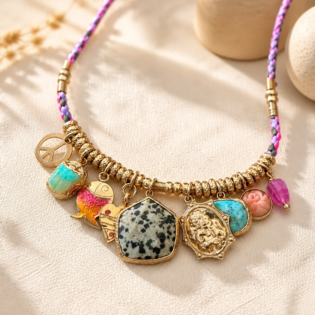 GAS BIJOUX - COLLIER BELLAGIO DORÉ