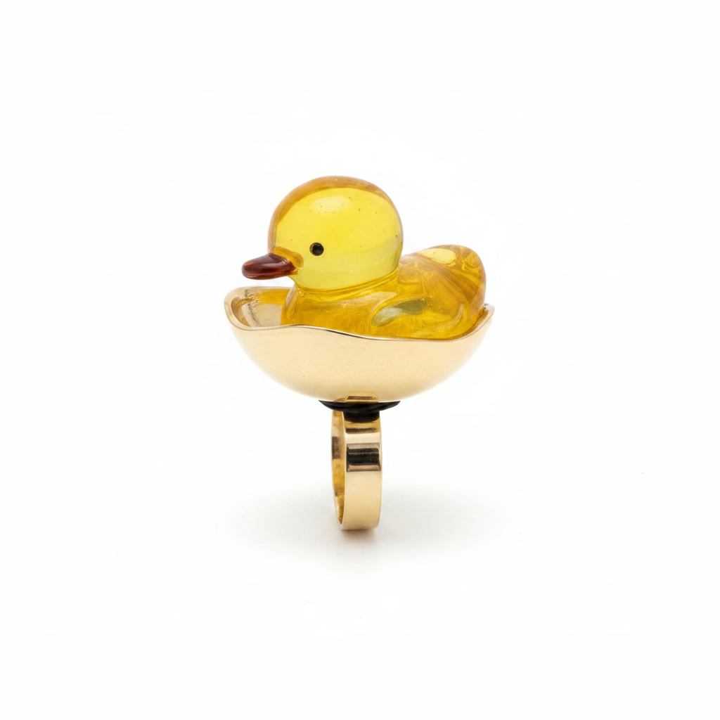 BYTOPAZE - BAGUE CANARD - AJUSTABLE