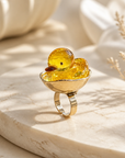 BYTOPAZE - BAGUE CANARD - AJUSTABLE