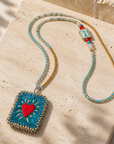 BY TOPAZE - SAUTOIR COLLECTION EXCLUSIVE - LOVE TURQUOISE
