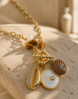 GAS BIJOUX - COLLIER GIPSEA CHARMS DORÉ