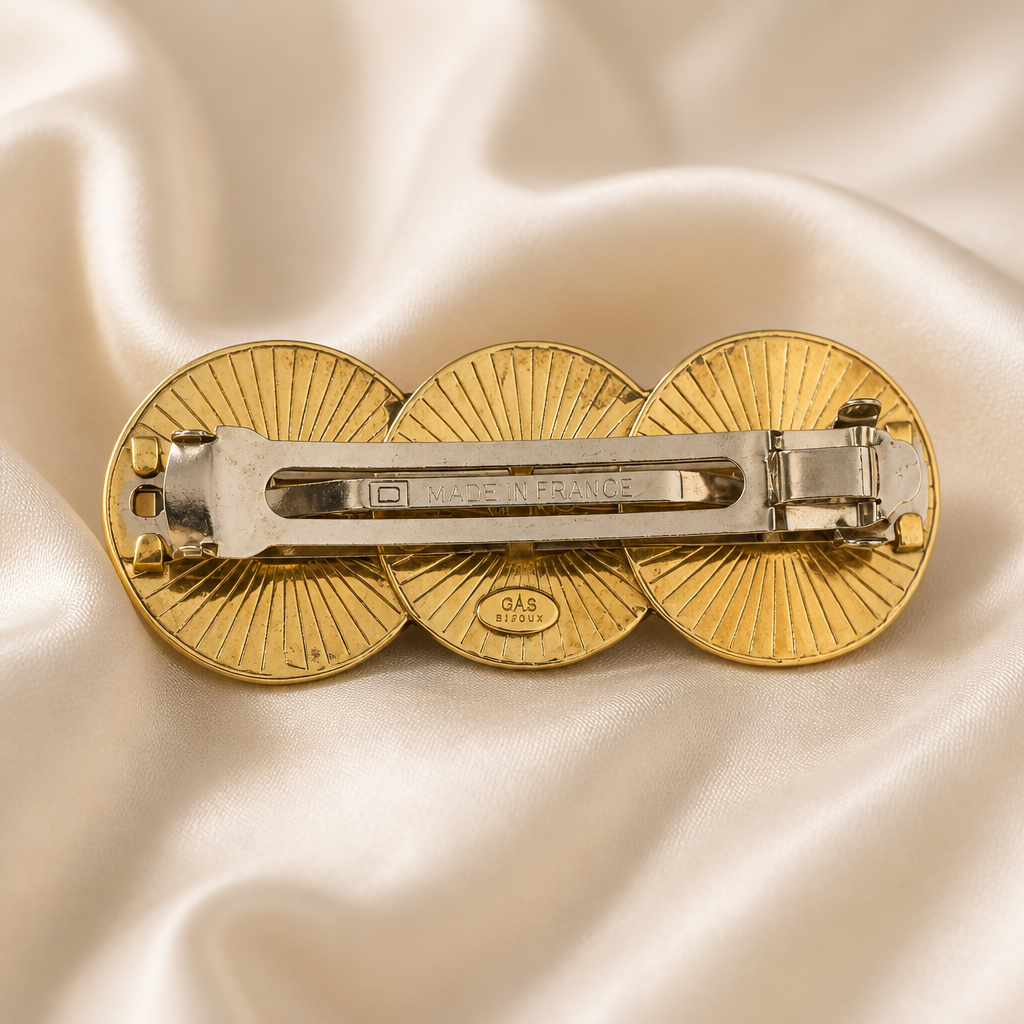 GAS BIJOUX - BARRETTE ROMANA DORÉE - PIECE RARE