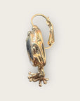GAS BIJOUX - Boucles d'oreilles SCARAMOUCHE émail dorées à l'or fin