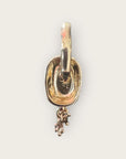 GAS BIJOUX - Boucles d'oreilles SCARAMOUCHE émail dorées à l'or fin