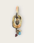 GAS BIJOUX - Boucles d'oreilles SCARAMOUCHE émail dorées à l'or fin