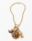 GAS BIJOUX - COLLIER CONSTANTINE DORÉ - COQUILLAGE LEOPARD