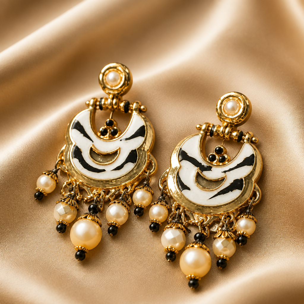 GAS BIJOUX - BOUCLES D'OREILLES HAVANA TIGES DROITES PETITS MODELES - ZEBRÉE