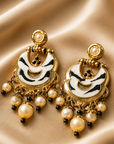 GAS BIJOUX - BOUCLES D'OREILLES HAVANA TIGES DROITES PETITS MODELES - ZEBRÉE