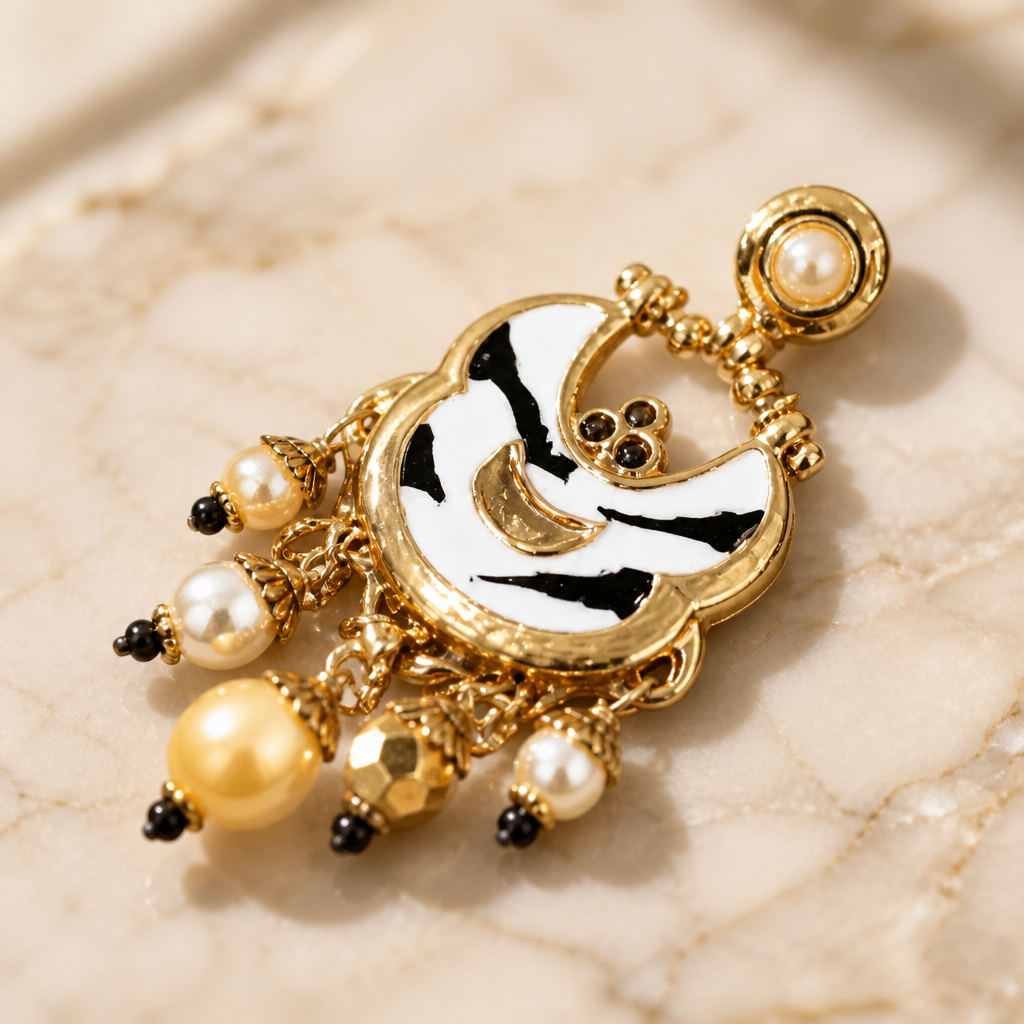 GAS BIJOUX - BOUCLES D'OREILLES HAVANA TIGES DROITES PETITS MODELES - ZEBRÉE
