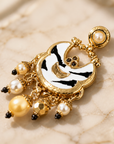 GAS BIJOUX - BOUCLES D'OREILLES HAVANA TIGES DROITES PETITS MODELES - ZEBRÉE