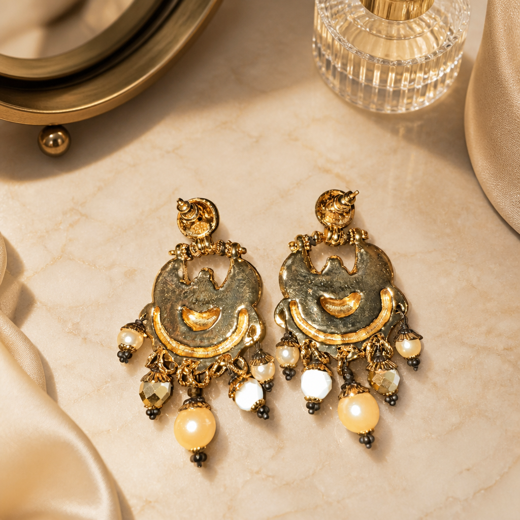 GAS BIJOUX - BOUCLES D'OREILLES HAVANA TIGES DROITES PETITS MODELES - ZEBRÉE