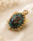 GAS BIJOUX - BROCHE TORTUE DOREE