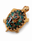 GAS BIJOUX - BROCHE TORTUE DOREE