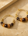 GAS BIJOUX - BOUCLES D'OREILLES CREOLES MINI - métal doré