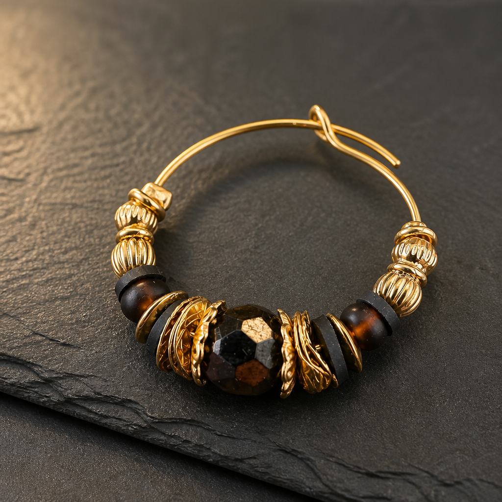 GAS BIJOUX - BOUCLES D'OREILLES CREOLES MINI - métal doré