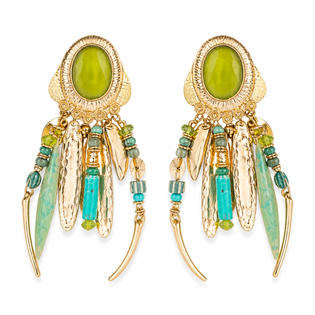 GAS BIJOUX - BOUCLES D'OREILLES BALANDRA - CLIPS - Métal doré