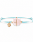 GAS BIJOUX - BRACELETS SQUARE MINIS LIENS DORÉ - 4 COULEURS