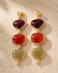 GAS BIJOUX - BOUCLES D'OREILLES SILENE DORÉES