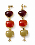 GAS BIJOUX - BOUCLES D'OREILLES SILENE DORÉES