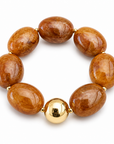 ZAG BIJOUX - BRACELET MAILLES AVOCALES ACÉTATE ORANGE - NEW MODEL HIVER 2026