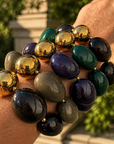 ZAG BIJOUX - BRACELET MAILLES OVALES ACÉTATE VIOLET - NEW MODEL HIVER 2026