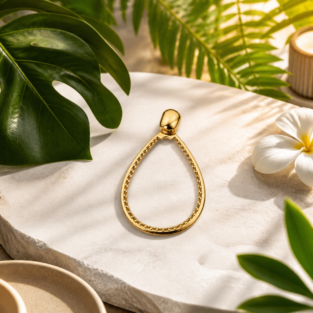 ZAG BIJOUX - BOUCLES D'OREILLES FORME GOUTTES MARTELÉES DORÉES