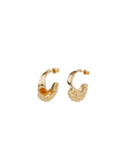 GAS BIJOUX - BOUCLES D'OREILLES ALMARA CREOLES moyen modèle doré à l'or fin