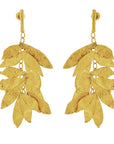 HIPANEMA - Boucles d'oreilles pendantes Keops or