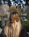 GIGI - Barrette noeud ambre