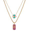 HIPANEMA - Collier Rosalia rose