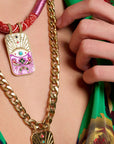 HIPANEMA - Collier Tarot lilas