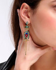 HIPANEMA - Boucles d'oreilles Présage multicolore