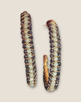 GAS BIJOUX - Boucles d'oreilles créoles LYRE grand modèle dorées à l'or fin