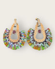 GAS BIJOUX - Boucles d'oreilles FORTALEZA dorées à l'or fin - NOUVELLE COULEUR