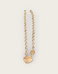 GAS BIJOUX - Collier BILLY doré à l'or fin - Jaspe