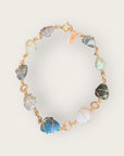 GAS BIJOUX - Collier RAINBOW multi bleu GM