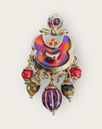 GAS BIJOUX - Boucles d'oreilles HAVANA petit modèle tiges droites dorées à l'or fin