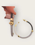 GAS BIJOUX - Boucles d'oreilles créoles ZANZIFULL dorées métal à l'or fin